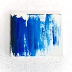 零048】絵画 インテリア 青 空 海 宇宙 抽象画 原画 絵画 零