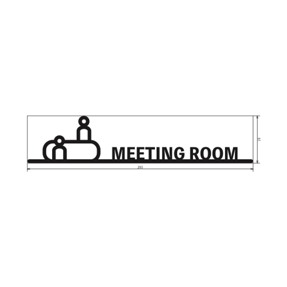 ピクトサイン2_MEETING ROOM(テーブル＋人間) 2枚目の画像