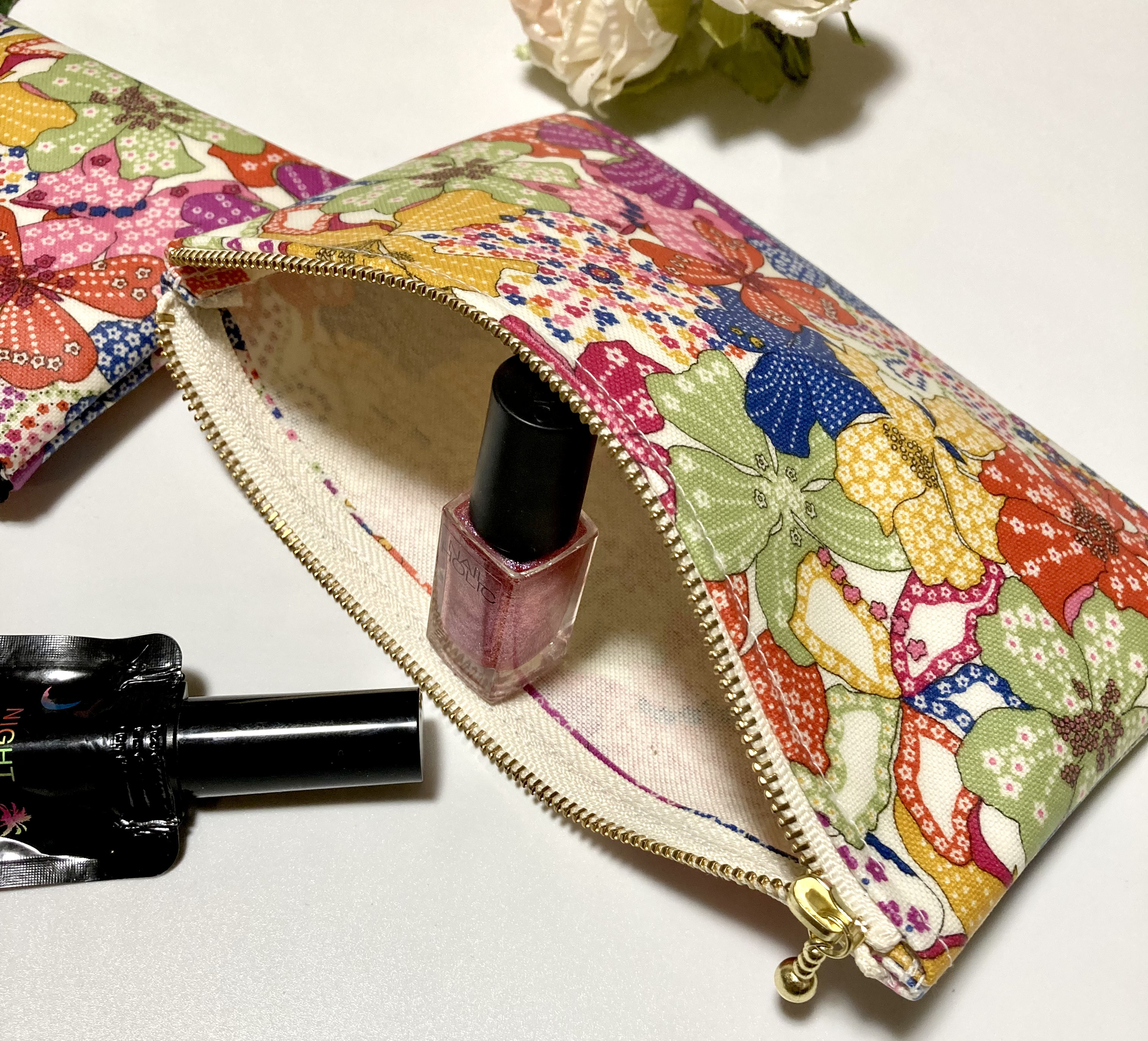 【ゆう様オーダーページ】ハンカチとラミネートのミニポーチ❣️【セットでお得】【受注生産】