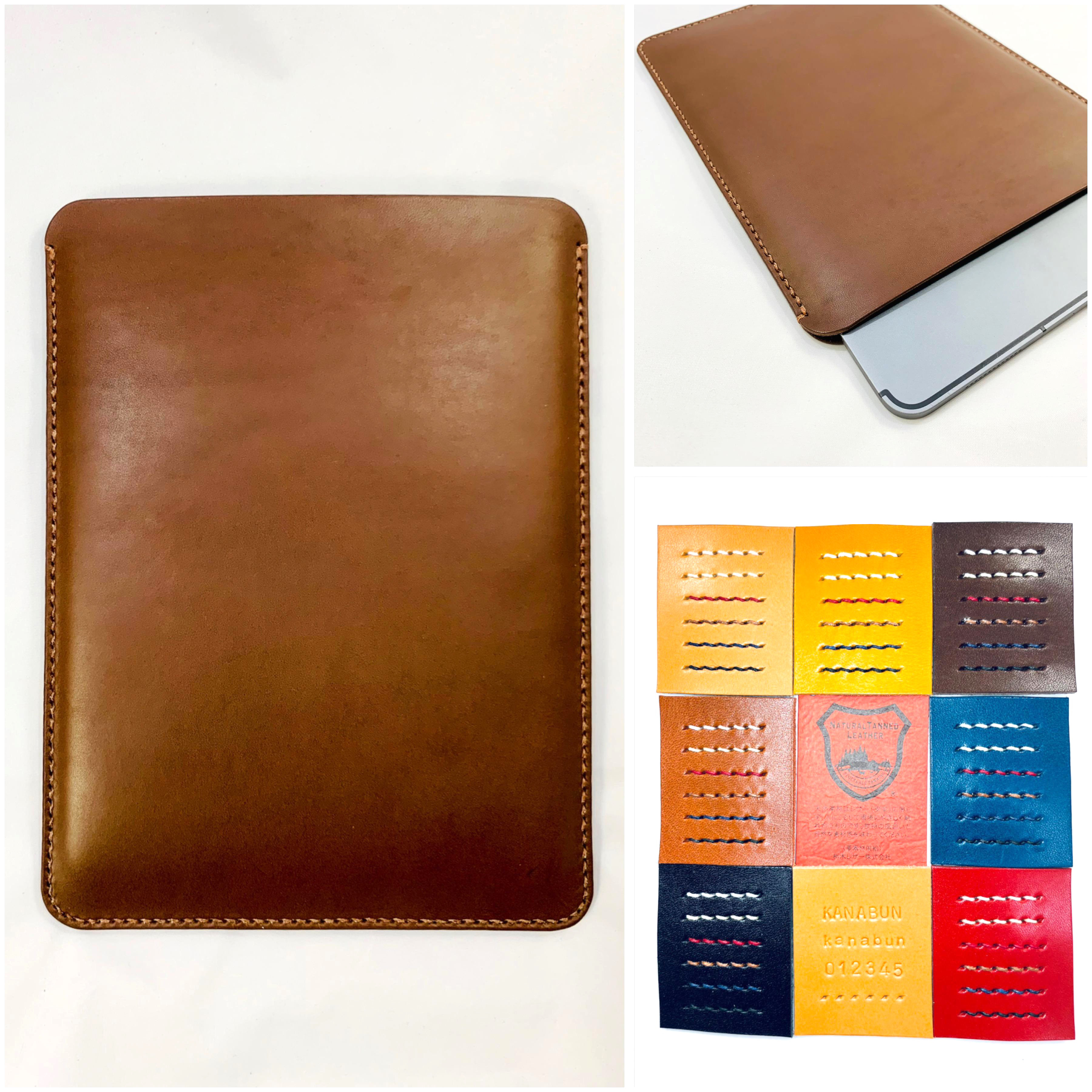 栃木レザーiPad miniケース 縦型② chocolate(新型iPad mini対応可)