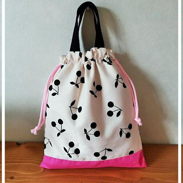 ハンドメイド オーダー 入園 入学 レッスンバッグ 給食袋 花柄