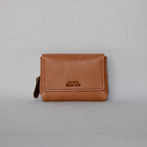 【ハンドメイド】ミニ財布 （ 焦茶 ） ミニウォレット【焦茶】 | SLOTH leather factory