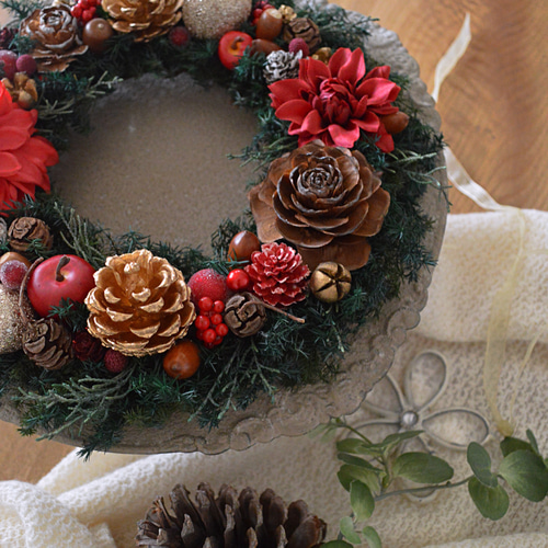 2日以内発送】来年も飾れる♡27cmの本物のヒムロスギとたっぷりの