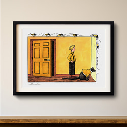 アートポスター No.84《 Popping shower 》 イラスト kei saito