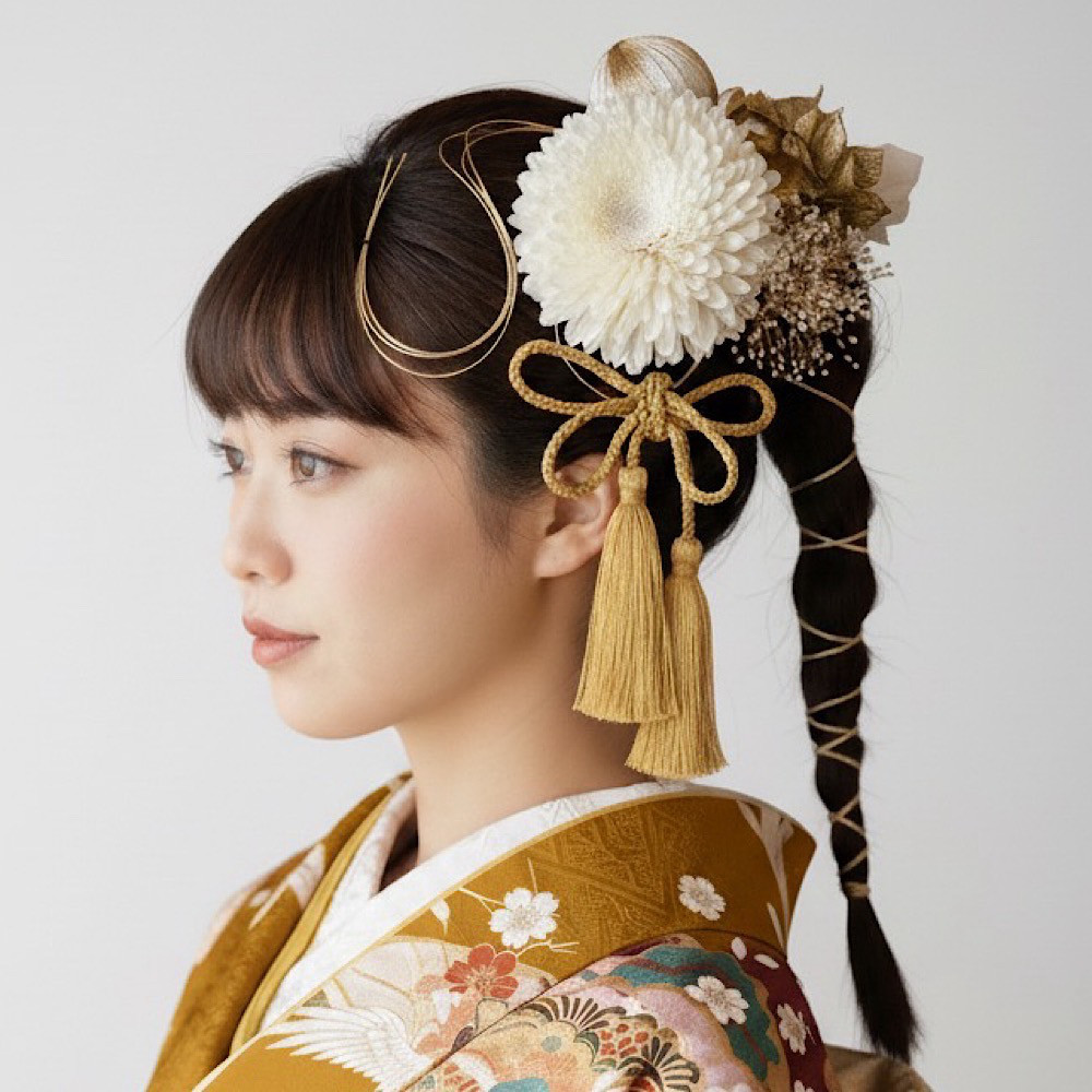 成人式　髪飾り　成人式髪飾り　タッセル　水引き　卒業式髪飾り　結婚式髪飾り　卒業式　和装　着物　七五三 袴　七五三髪飾り