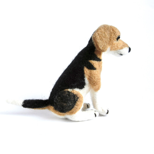 羊毛フェルト ビーグル 犬 ドールハウス ハンドメイド - メルカリ