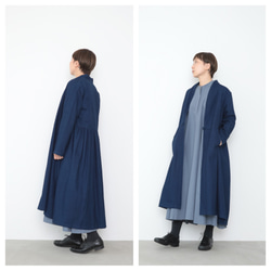 CHIAN long gown indigo 7枚目の画像