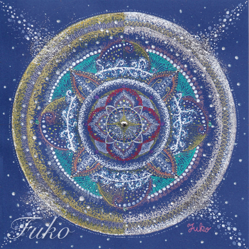 ポストカード】エキゾチック曼荼羅セット ☆5枚組《メッセージ付