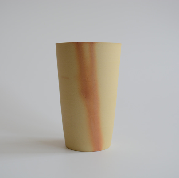 出製陶 ビアカップ コガネ (イエロー) 2枚目の画像
