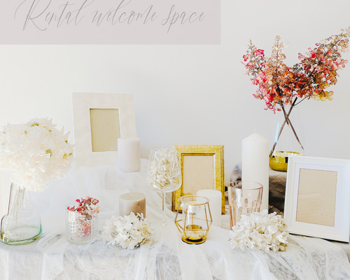 ウェルカムスペース レンタルセット⑴ ウェルカムボード hana 通販