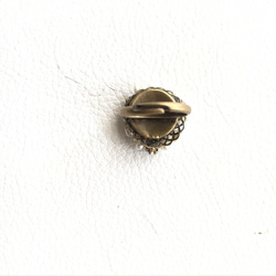 螢石戒指（戒指）均碼大型天然石螢石欖尖形古董生日禮物 第17張的照片