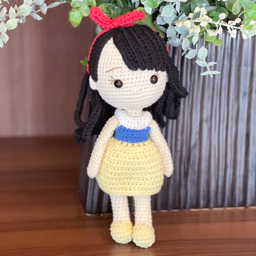 編みぐるみの女の子達 amigurumi girl 【1】 head 女の子のあみぐるみ（頭の編み方