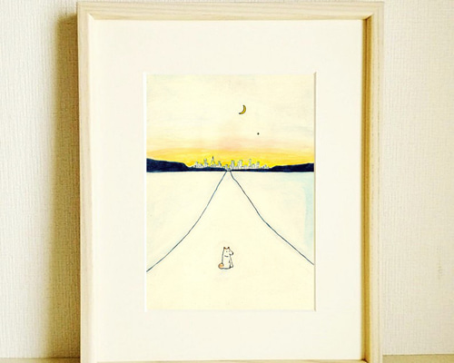 犬 コリー犬 水墨画 水彩画 色紙絵 アート 絵画 木製額縁 額装 美術 芸術 犬 コリー犬 水墨画 水彩画 色紙絵 アート 絵画 木製額縁 額装