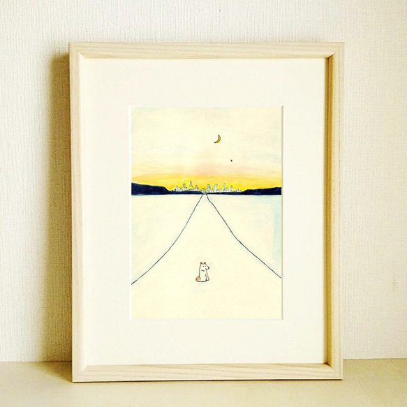 『一番星』 水彩画 原画 一番星』 水彩画 原画 | 水彩画