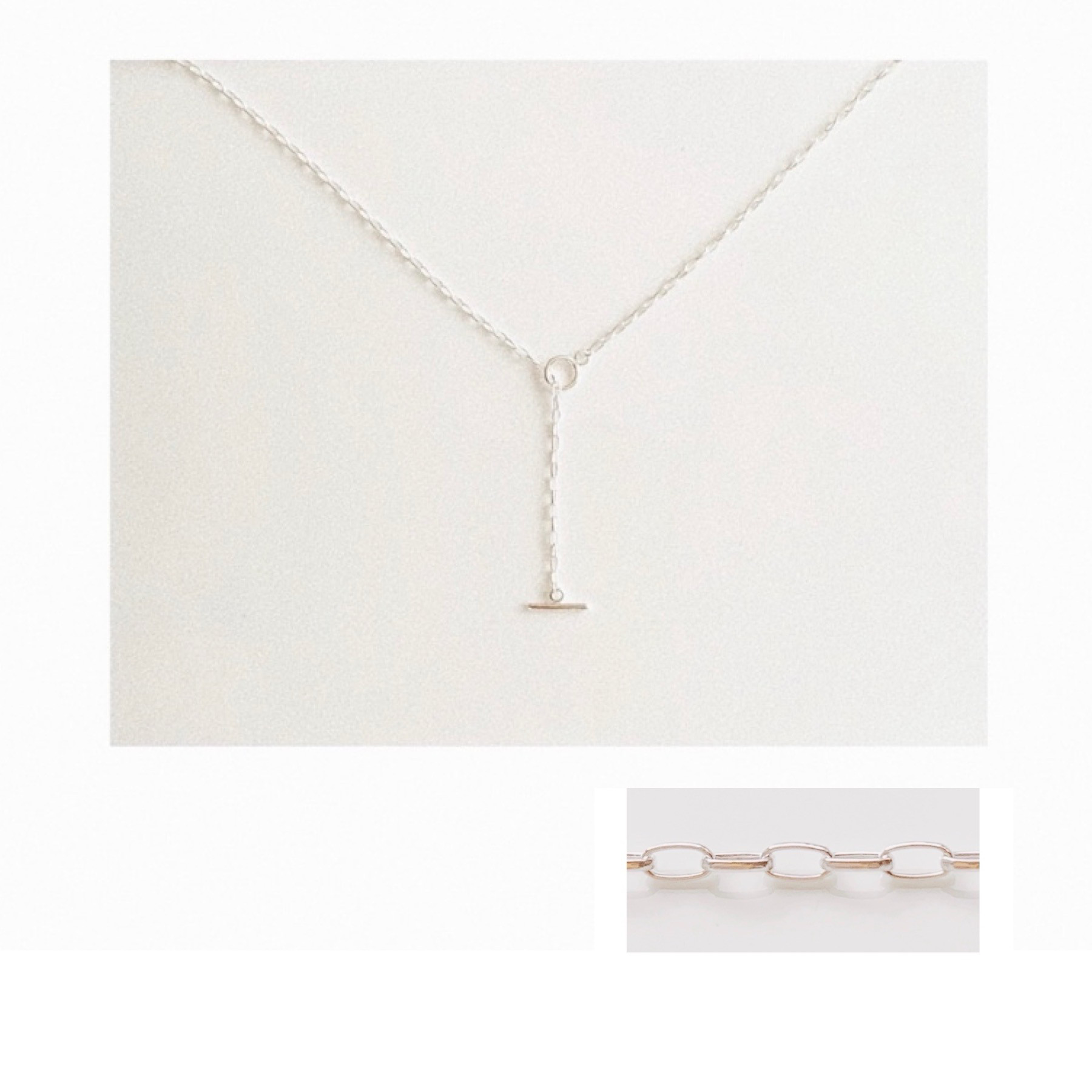 〈送料無料〉＊silver925＊2way▪︎マンテル▪︎Y字▪︎シンプル▪︎ネックレス▪︎オーダーメイド▪︎受注後作製