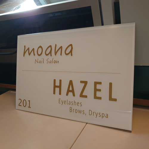 屋外対応】アクリル製 ショップ看板 館名看板*透明4辺45度 屋外対応】アクリル製 ショップ看板 館名看板*透明4辺45度