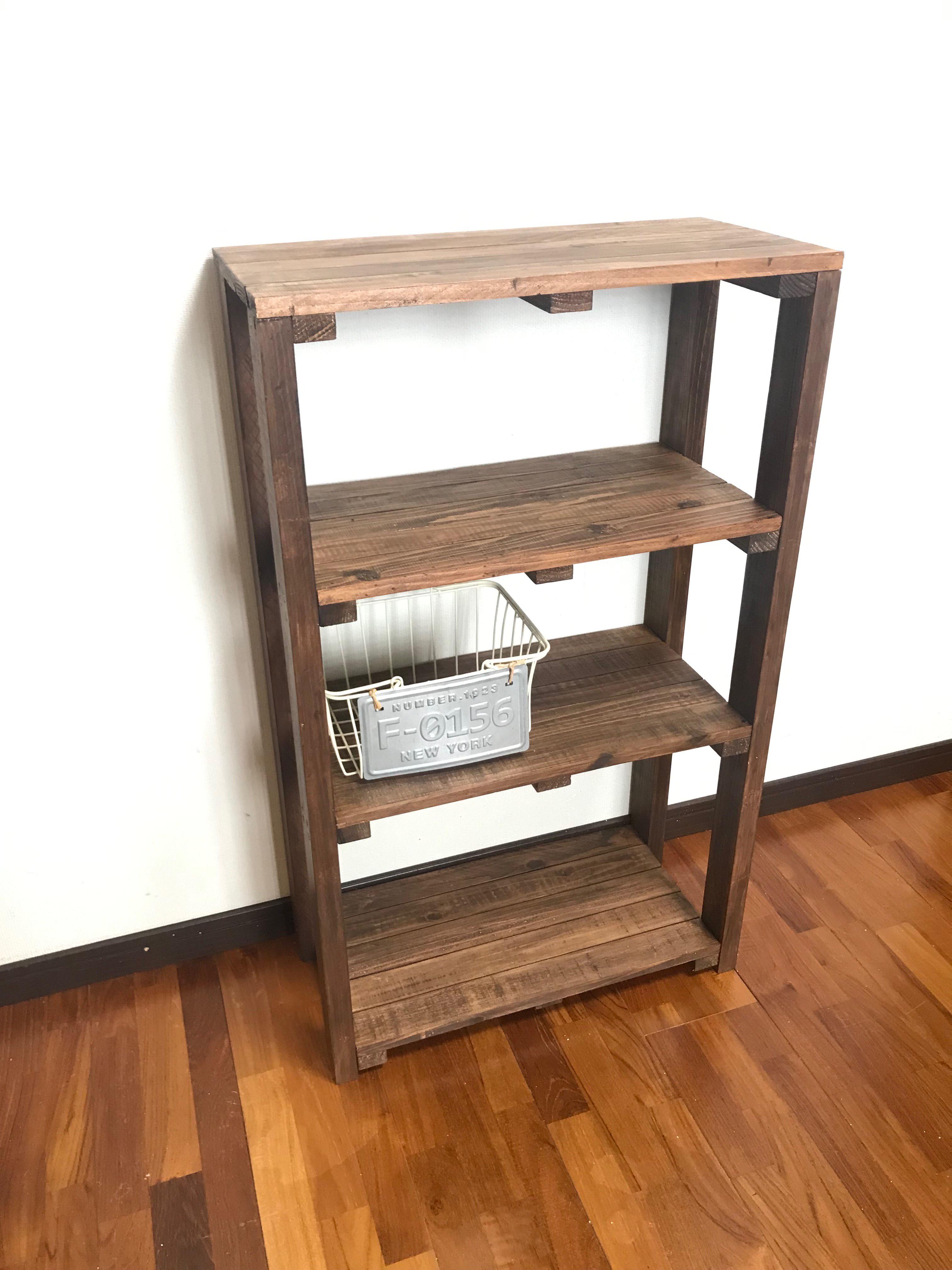 水色　4段　引き出し　ウッドシェルフ　ハンドメイド　家具 yeswood-y28k20_15.jpg