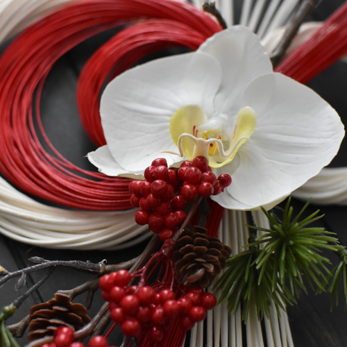 早割！再販【即納お正月2026】creema限定／幸せを呼ぶ胡蝶蘭 縁起の