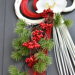 【お正月ハンドメイド2026】幸せを呼ぶ胡蝶蘭 縁起の良いお正月飾り 8枚目の画像