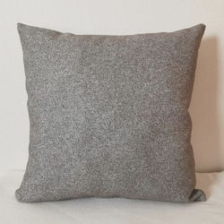 はっ水＆ウォッシャブル♪ グレー 無地 クッションカバー 45×45
