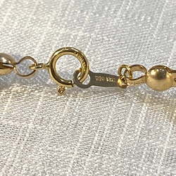 【14k gold filled】長バロック淡水真珠AAAグレード 10mm 40cm 14KGF 　冠婚葬祭 4枚目の画像