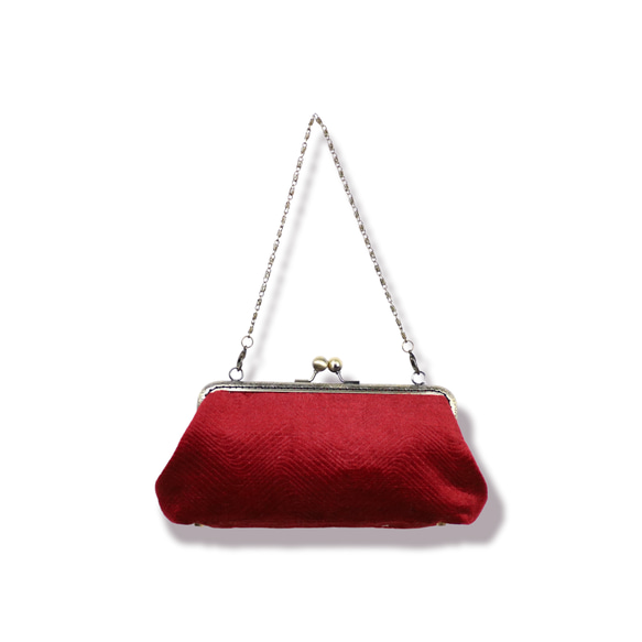 仕立て屋のがま口　－ワインー 1枚目の画像