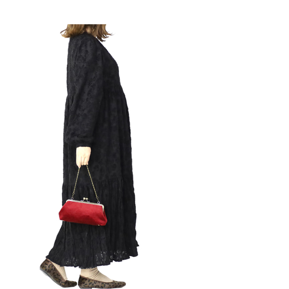 仕立て屋のがま口　－ワインー 5枚目の画像