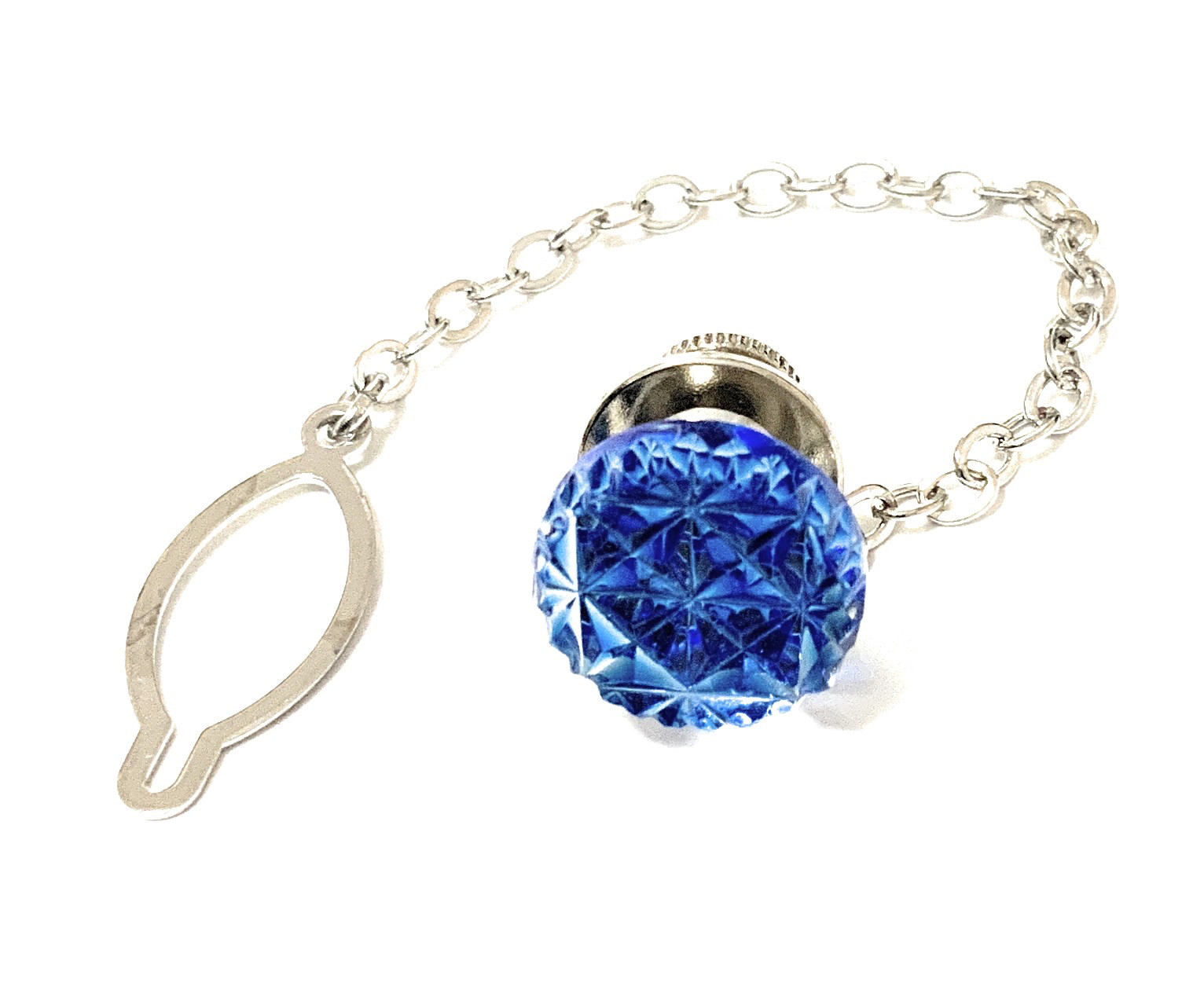 東京切子タイタック　麻乃葉　青