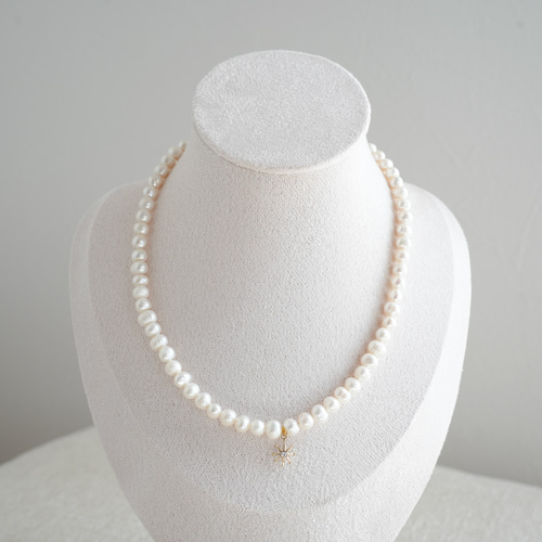 KENZO 星形チャームのパールネックレス les bon bon｜etoile pearl choker チョーカー ネックレス 星