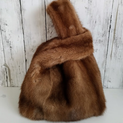 new antique fur ¶ ☆受注生産☆サファイアミンクリボン付きグラニー