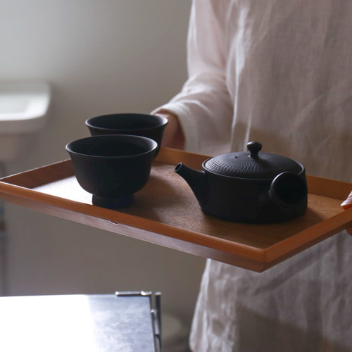 新年のお迎え準備に】煎茶が美味しく飲める平型急須【愛知県常滑産】玉