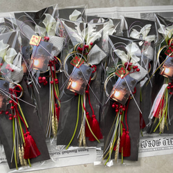 結いた水引・紅白//稲穂付き【単品ページ】 5枚目の画像