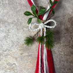 結いた水引・紅白//稲穂付き【単品ページ】 3枚目の画像