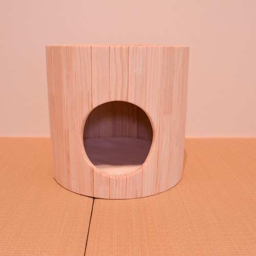 家具職人手作り　ペット 木製 スロープ　収納付き　オリジナル 家具 一点もの 受注生産 職人手作り キャットハウス 猫ベッド ペット