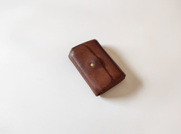 アコーディオンウォレット S【受注生産】本革 ミニ財布 ミニウォレット 5枚目の画像
