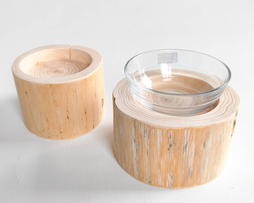 猫の餌台　ペア　ウォールナット 楽天市場】 【animacolle ウォールナット キャット スティック