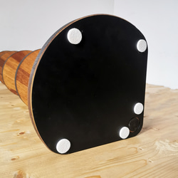 角にも置けるしずくのスタンドシェルフ  4段タイプ 【 ブラウン】 / 360度回転  / 植物 / 完成品 14枚目の画像