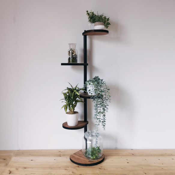 1台限定！塗装前完成品アイアンミニ植物棚塗装後発送！