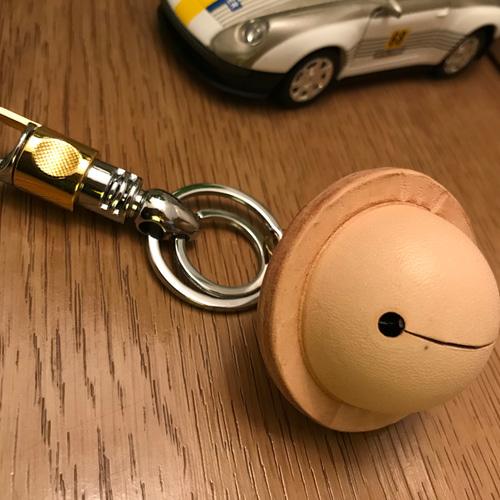 レザークラフト革鈴キーホルダー/バッグチャーム バッグチャーム