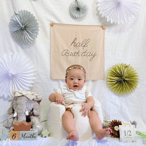 縫製屋さんが作るバンボカバー〜コットン100%生成りワッフル仕立て  