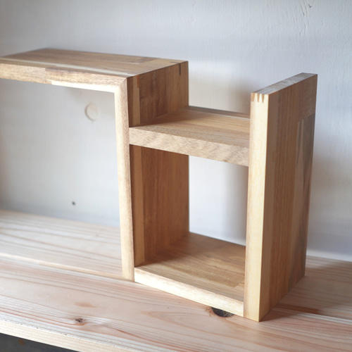 トイレットペーパーホルダー(天板、ストック) 木製 アカシア【受注制作