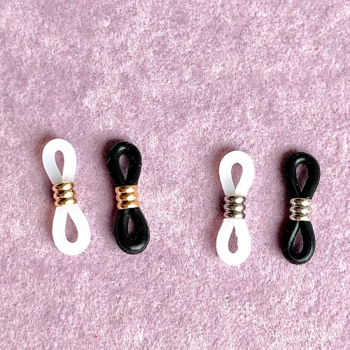 ♪❤️  パール サークル 雫マスクチェーン メガネチェーン ハンドメイド ♪❤️ パール サークル 雫マスクチェーン メガネチェーン