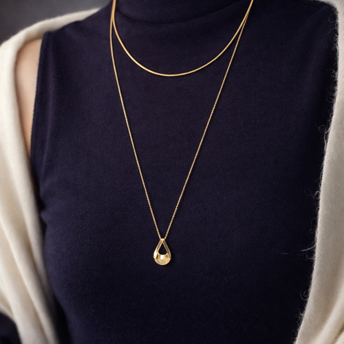 累計販売数 600点以上】長さ調節可能♡ サージカルステンレス ドロップ