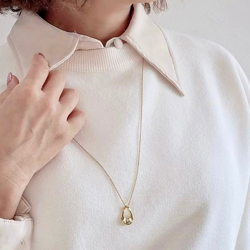 累計販売数 600点以上】長さ調節可能♡ サージカルステンレス ドロップ