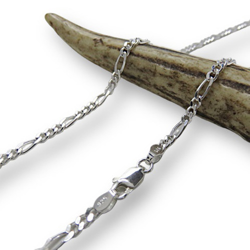 フィガロチェーン 2.8mm 55cmシルバー925 チェーン ネックレス