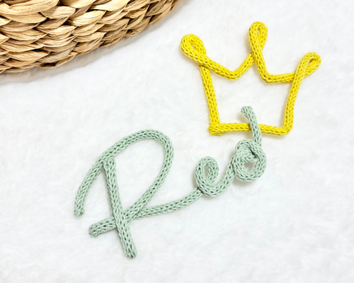 ウールレター　　【名前】 単品 お名前(6字以内) ウールレター 雑貨・その他 chatopon. 通販