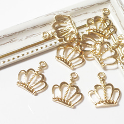 王冠チャーム 金4個（192） チャーム 素材屋 さち 通販 12792671