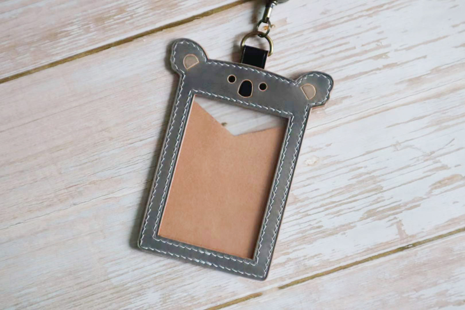 コアラ IDカードケース リールコード付パスケース リール付IDカード