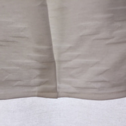 在庫処分セール！！￥12,500→￥1,100オルテガ柄ショルダータックBLUフレンチ袖 Ｕネック 9枚目の画像