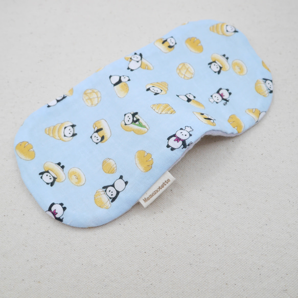 ふわもこハンカチ｜パンダのパン屋さん-Panda’s Bakery-｜S・10×20cm｜8重ガーゼハンカチ｜プチギフト 6枚目の画像